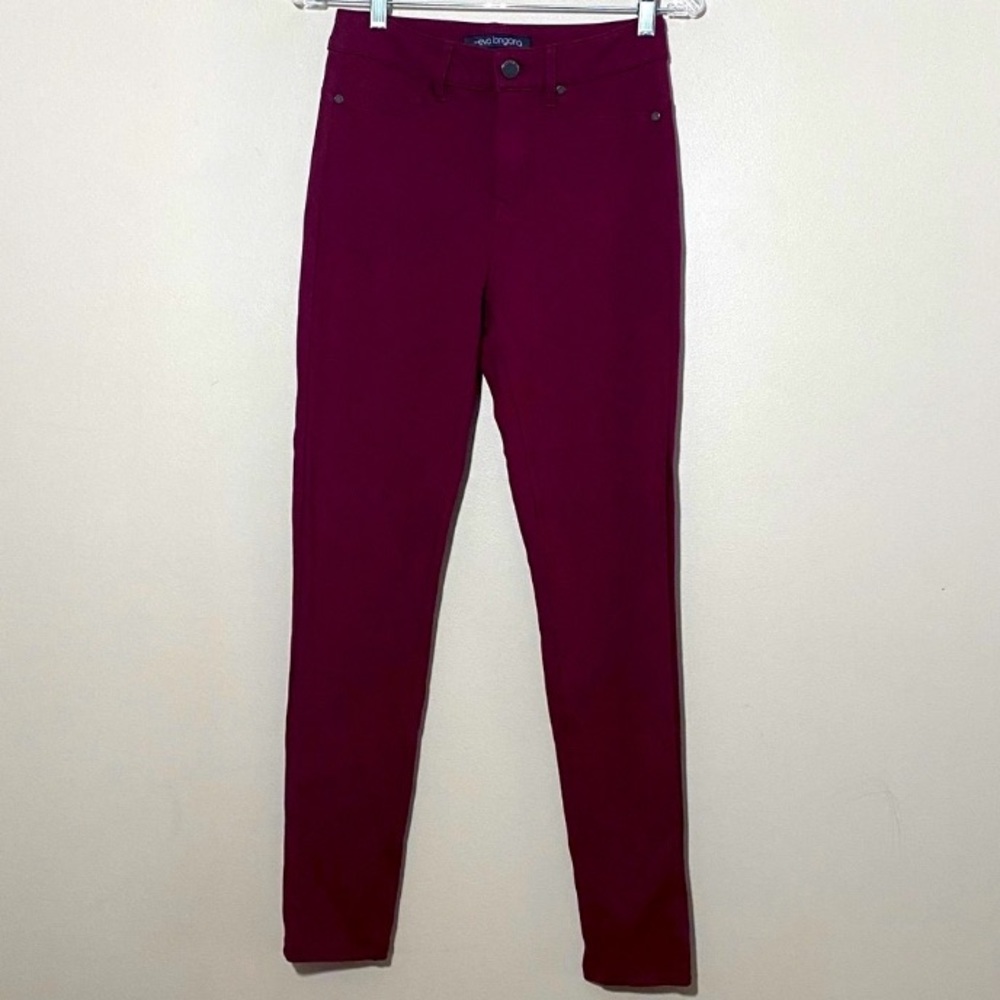 Eva Longoria New York Womens Skinny High-Rise Ponte Pants size 6